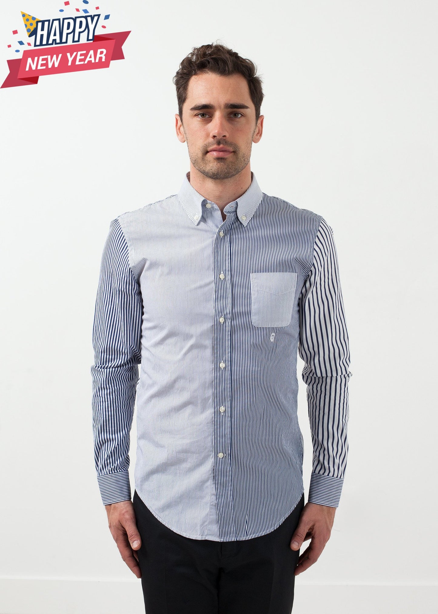 Striped Button Up