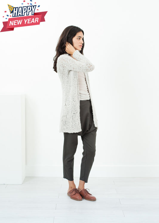 Bulk Stitch Cardigan in Cloud