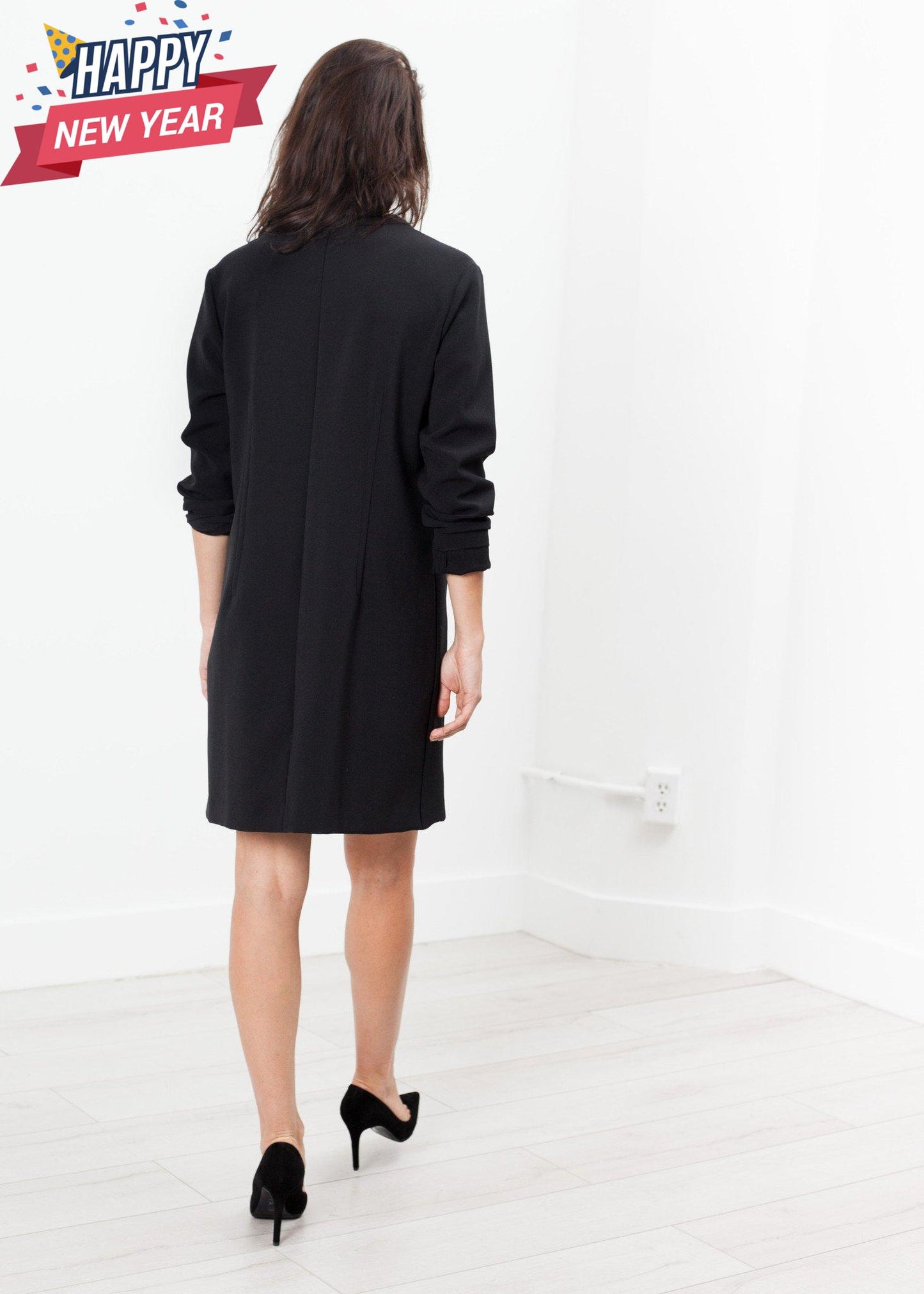 A-Line Pocket Shift in Black