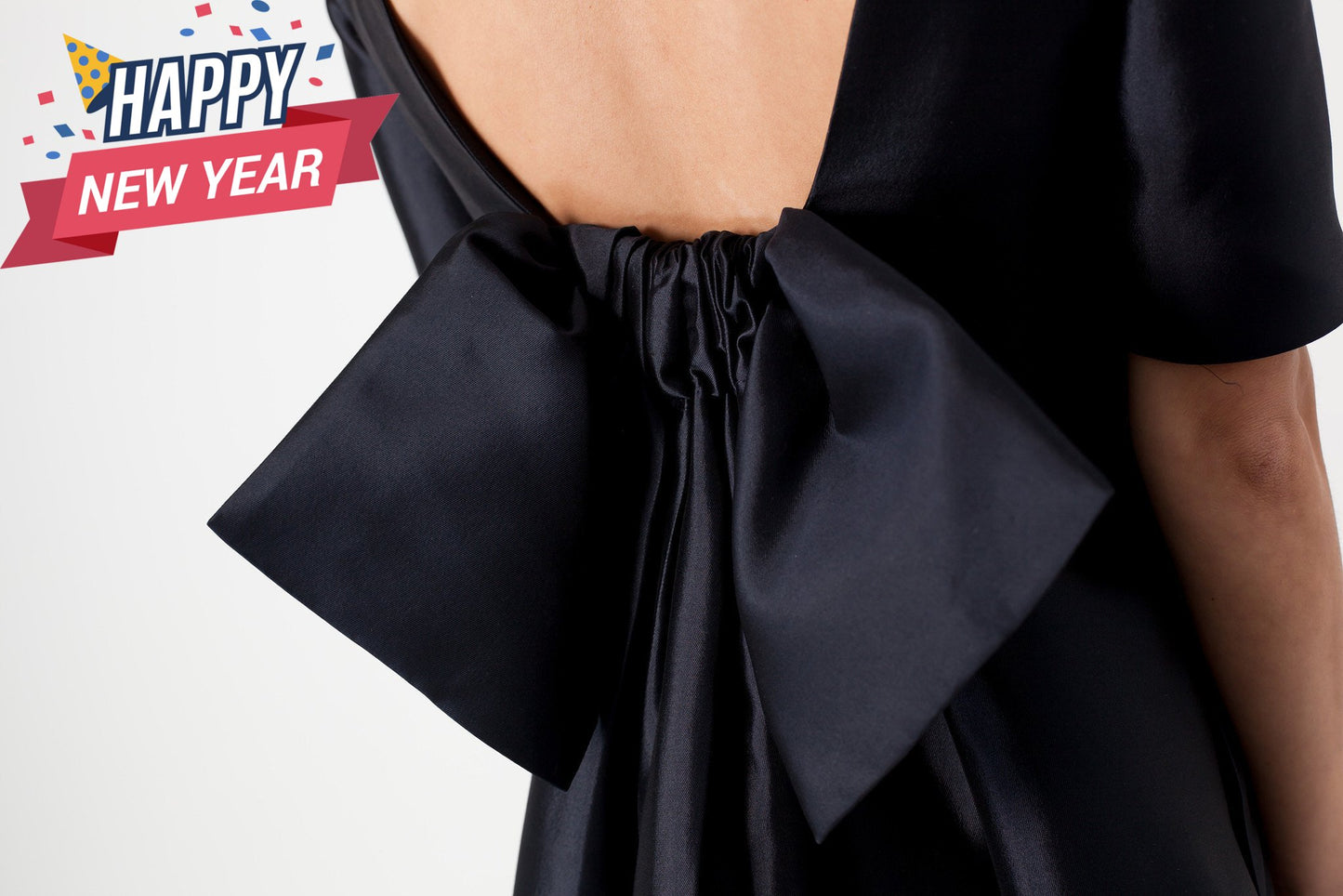 Tie Dress in Navy