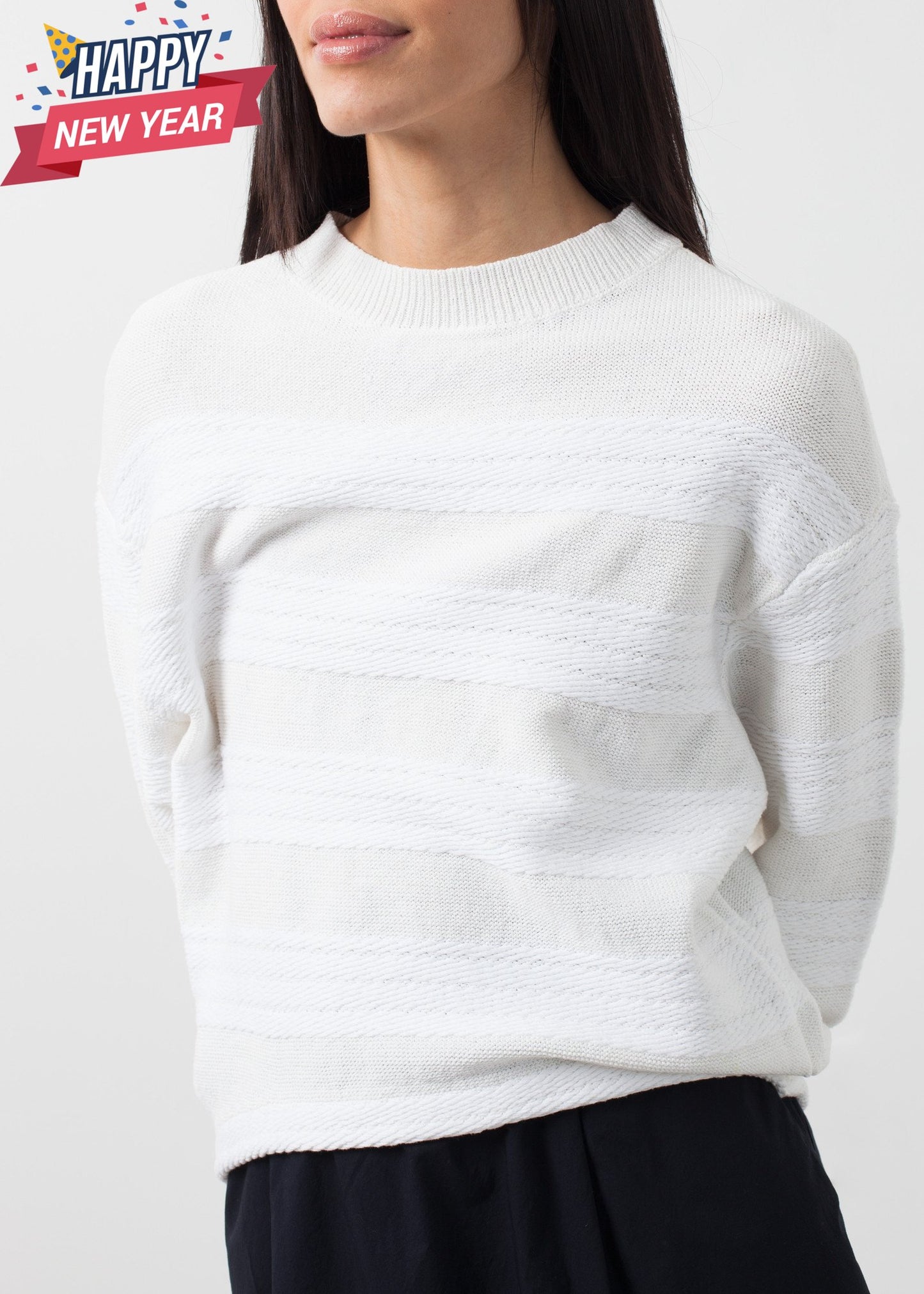 Wide Stripe Sweater